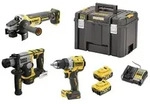 DeWalt Akku-Schrauber 18 Volt / 5 Ah Akku-Schrauber-Set (DCD 800, DCH 172, DCG...