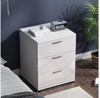 Vicco Nachtschrank Marseille, Wei&szlig;/Wei&szlig;, 46.2 x 60 cm (1-St)