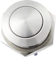 Heidemann T&uuml;rklingelknopf Heidemann 70522 Klingeltaster 1fach Edelstahl 48 V...