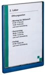 DURABLE Hinweisschild DURABLE T&uuml;rschild CLICK SIGN 210 x 297mm (A4) dunkelblau