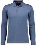 Poloshirt RAGMAN, Herren, Gr. 6XL, blau (marineblau), Piqu&eacute;, 70% Baumwolle, 30%