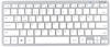 INCA Wireless/kabellose Tastatur Ultradünn, 10 M Reichweite Silber Tastatur