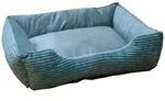 Nobby Tierbett Hundebett eckig Hina dunkelgrau grau 60 cm x 70 cm