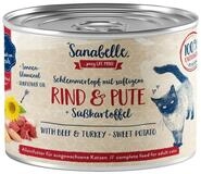 Bosch Petfood Sanabelle mit Rind & Pute 180 g - 6 St&uuml;ck, Nassfutter f&uuml;r: Katze