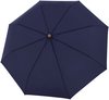 doppler® Taschenregenschirm nature Magic, deep blue, aus recyceltem Material...