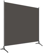 vidaXL Paravent, Raumteiler Anthrazit 175x180 cm Stoff