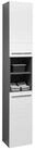 Hochschrank Hochschrank, GLACK, Schwarz, B 34 cm, T 30 cm