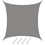 AMANKA Sonnensegel mit UV-Schutz - 3 x 3 m Winddurchl&auml;ssig f&uuml;r Garten, Terrasse &