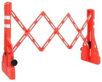 vidaXL Verkehrsschild Absperrgitter Faltbar Rot 210x50x105 cm, (1 St)