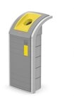 Hailo M&uuml;lleimer ProfiLine WSB Design Plus XXXL, Kunststoff, 120 Liter