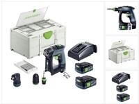 FESTOOL Akku-Schrauber CXS 12 2,5-Set Akku Bohrschrauber 12 V 30 Nm Brushless