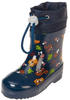 Playshoes Kids Gummistiefel Halbschaft Waldtiere Gefüttert navy