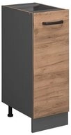 Vicco Apothekerschrank R-Line, Goldkraft Eiche/Anthrazit, 30 cm ohne...