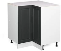 Vicco Eckunterschrank R-Line, Anthrazit Landhaus/Wei&szlig;, 75.6 cm ohne...