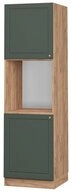 Vicco Herdumbauschrank Fame-Line, Gr&uuml;n-Gold Landhaus/Goldkraft Eiche, 60 cm offen