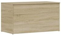 vidaXL Truhe, Aufbewahrungstruhe Sonoma-Eiche 84x42x46 cm Holzwerkstoff