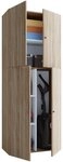 VCM Mehrzweckschrank Holz Besenschrank Staubsauger Putzschrank Lona (1-St)