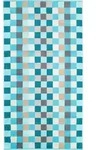 Caw&ouml; Handt&uuml;cher Unique Karo 942, 100% Baumwolle (1-St) blau 70 cm x 140 cm