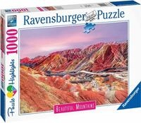 Ravensburger Puzzle 1000 Teile Puzzle Beautiful Mountains Regenbogenberge, China