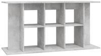 vidaXL Aquariumunterschrank 120 x 40 x 60 cm Aquariumst&auml;nder Betongrau...