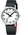 MONDAINE Quarzuhr Mondaine A660.30360.16SBBV Herrenuhr Classic SBB vegan 40mm 3ATM