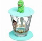 LEONARDO Kinderbecher HOME Kindertrinkset Bambini Avventura Dino, Glas