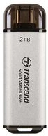 Transcend Transcend ESD300 2 TB USB Typ-C Silber externe HDD-Festplatte