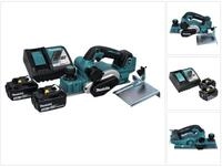 Makita Akku-Falzhobel DKP 181 RM Akku Hobel Falzhobel 82 mm 18 V Brushless + 2x...