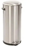 PROREGAL&reg; M&uuml;lleimer Retro Treteimer mit markanten Griffen und Kugelkappe, 3L,...