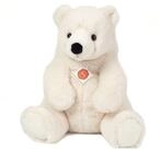 Teddy Hermann&reg; Kuscheltier Eisb&auml;r sitzend wei&szlig;, 35 cm