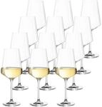 Wei&szlig;weinglas LEONARDO "Wei&szlig;weingl&auml;ser Puccini 560 ml 12er Set transparent",...