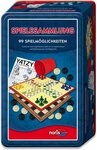 Noris Spiel Familienspiel Spielesammlung 99iger-Spielesammlung Metallbox...