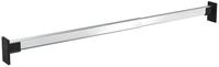 vidaXL Garderobe NA Teleskop-Kleiderstangen 2 Stk Silbern 58-100 cm