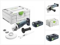 FESTOOL Winkelschleifer AGC 18-125 EB-Basic Akku Winkelschleifer 18 V 125 mm