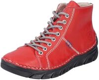 Schn&uuml;rboots RIEKER, Damen, Gr. 36, rot, Lederimitat, Schuhe Schn&uuml;rboots,