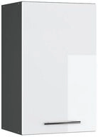 Vicco H&auml;ngeschrank Fame-Line, Wei&szlig; Hochglanz/Anthrazit, 45 cm (1-St)