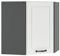 Vicco Eckh&auml;ngeschrank R-Line, Wei&szlig; Landhaus/Anthrazit, 57 cm (1-St., 1