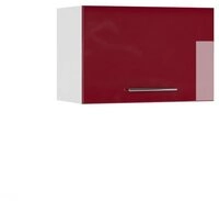 Vicco H&auml;ngeschrank Fame-Line, Bordeaux Hochglanz/Wei&szlig;, 60 cm Flach (1-St)