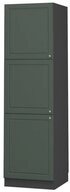 Vicco Herdumbauschrank Fame-Line, Gr&uuml;n-Gold Landhaus/Anthrazit, 60 cm (1-St)