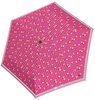 Knirps® Taschenregenschirm Rookie manual, triple pink reflective, für Kinder,...