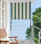 Angerer Freizeitm&ouml;bel Klemm-Senkrechtmarkise Nr. 8700 gr&uuml;n/beige, BxH:...