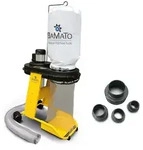 BAMATO Absauganlage AB-550 inkl. Adapterset, Absaugschlauch 230V Absaugung...