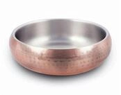 Wolters Futternapf Diner Steel Hundenapf 0,75 l Kupfer geh&auml;mmert Gr. M, 0,75 l