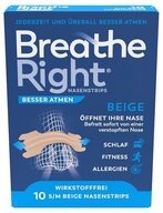 Besser Atmen Breathe Right&reg; Nasenpflaster Nasenstrip beige (1x10St, 10 St), &ouml;ffnen