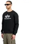 Alpha Industries Herren Sweatshirt BASIC BL Regular Fit 178302-03 Schwarz S