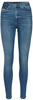 Vero Moda Damen Jeans VMSOPHIA RI372 Skinny Fit Blau 10265408 Hoher Bund