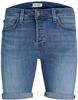 Jack & Jones Herren Jeans Short JJIRICK JJFOX CB 037- Relgular Fit Blau 12250488