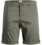 Jack & Jones Herren Chino Short JJIBOWIE JJSHORTS SOLID - Ultimate Grey...