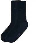 Camano Unisex CA-Soft Walk Socken 2er Pack - Black (0005) - 47-49