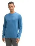 Tom Tailor Herren Rundhals Pullover BASIC CREWNECK KNIT Relaxed Fit 37095 -...